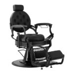 Poltrona Da Barbiere Gabbiano Niccolo Nero