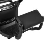 Poltrona Da Barbiere Gabbiano Niccolo Nero Senza Bottoni 5