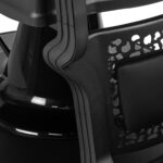 Poltrona Da Barbiere Gabbiano Niccolo Nero Senza Bottoni 10