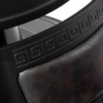 Poltrona Da Barbiere Gabbiano President Brown 9