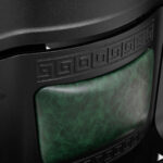 Poltrona Da Barbiere Gabbiano President Verde 9