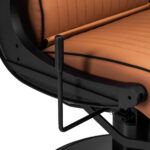 Poltrona Da Barbiere Gabbiano Visionerio Marrone Chiaro 5