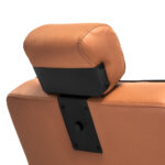 Poltrona Da Barbiere Gabbiano Visionerio Marrone Chiaro 13