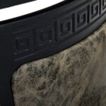 Poltrona Da Barbiere President Old Leather Green 10