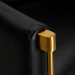 Poltrona Da Parrucchiere Burgos Nero Oro 4