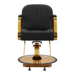 Poltrona Da Parrucchiere Gabbiano Acri Oro – Nero 2