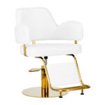 Poltrona Da Parrucchiere Gabbiano Linz Nq Gold White