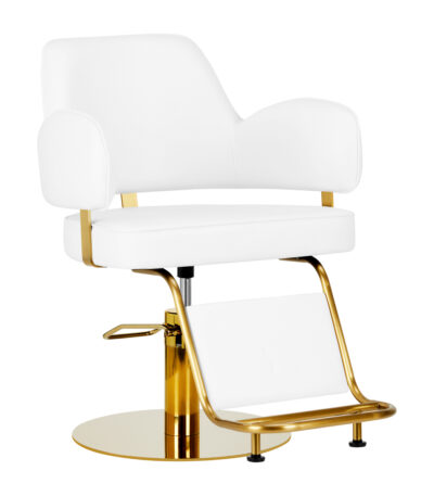 Poltrona Da Parrucchiere Gabbiano Linz Nq Gold White