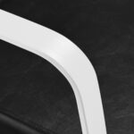 Poltrona Da Parrucchiere Gabbiano Porto Bianco Nero 4
