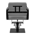 Poltrona Da Parrucchiere Gabbiano Porto-Bm Nera Grigia 3