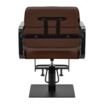 Poltrona Da Parrucchiere Gabbiano Porto Cioccolato Nero 3