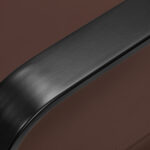 Poltrona Da Parrucchiere Gabbiano Porto Cioccolato Nero 4