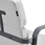 Poltrona Da Parrucchiere Gabbiano Porto Grigio Bianco 6