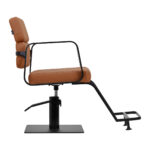 Poltrona Da Parrucchiere Gabbiano Porto Nero Arancio 1