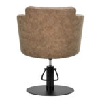 Poltrona Da Parrucchiere Gabbiano Roma Old Brown 3