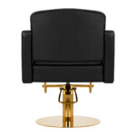 Poltrona Da Parrucchiere Gabbiano Turyn Nero Oro 2