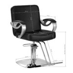 Poltrona Da Parrucchiere Hair System Za31 Nera 7