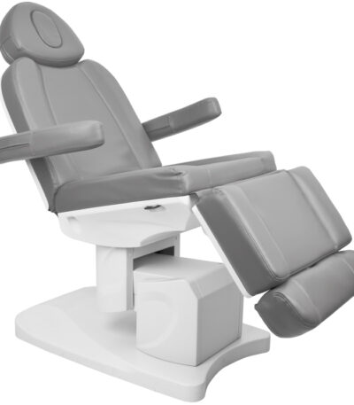 Poltrona Estetica Elettrica Azzurro 708A 4 Forte. Grigia Riscaldata