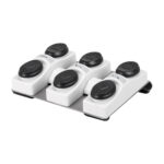 Poltrona Estetica Elettrica Azzurro 803D 3 Motori Bianca 19