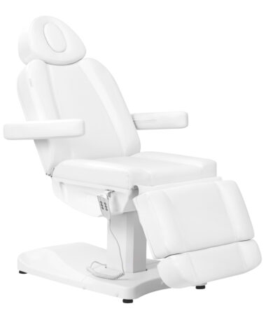 Poltrona Estetica Elettrica Azzurro 803D 3 Motori Bianca