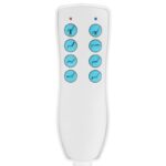 Poltrona Estetica Elettrica Azzurro 869A Rotativa 4 Motori Bianca 2