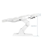 Poltrona Estetica Elettrica Azzurro 870S Pedi 3 Strong Bianca 9