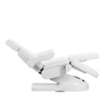 Poltrona Estetica Elettrica Azzurro Lux Pedi 5M Bianca 5