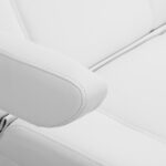 Poltrona Estetica Elettrica Azzurro Lux Pedi 5M Bianca 9