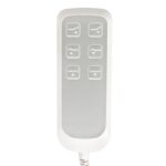 Poltrona Estetica Elettrica Lux 273B + Sgabello 304 Bianco 1