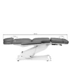 Poltrona Estetica Elettrica Sillon Classic 2 Motori Grigio Pedi 18