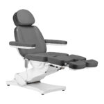 Poltrona Estetica Elettrica Sillon Classic 2 Motori Grigio Pedi 2