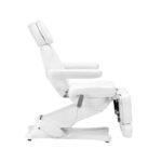 Poltrona Estetica Elettrica Sillon Classic 2 Motori Pedi Bianco 3