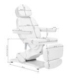 Poltrona Estetica Elettrica Sillon Classic 3 Motori Con Riscaldamento Seconda Edizione Bianca 17