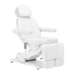 Poltrona Estetica Elettrica Sillon Classic 3 Motori Con Supporto Per Pedicure Bianco