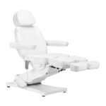 Poltrona Estetica Elettrica Sillon Classic 3 Motori Con Supporto Per Pedicure Bianco 2