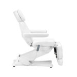 Poltrona Estetica Elettrica Sillon Classic 3 Motori Con Supporto Per Pedicure Bianco 3