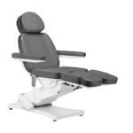 Poltrona Estetica Elettrica Sillon Classic 3 Motori Con Supporto Per Pedicure Grigio 1