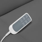 Poltrona Estetica Elettrica Sillon Classic 3 Motori Con Supporto Per Pedicure Grigio 12