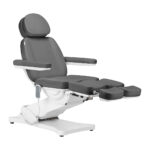 Poltrona Estetica Elettrica Sillon Classic 3 Motori Con Supporto Per Pedicure Grigio 2