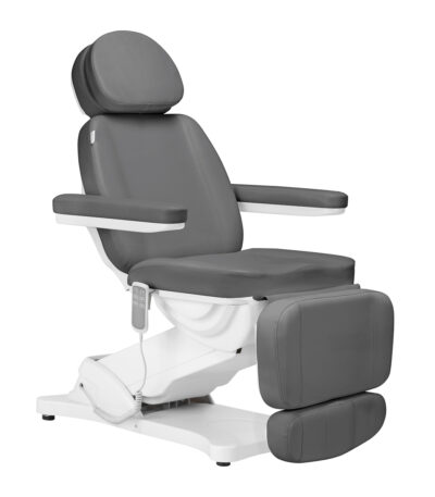 Poltrona Estetica Elettrica Sillon Classic 3 Motori Grigia