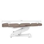 Poltrona Estetica Elettrica Sillon Classic 3 Motori Moderna Marrone 18