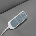 Poltrona Estetica Elettrica Sillon Classic 4 Motori Con Culla Grigia 12