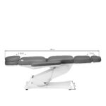 Poltrona Estetica Elettrica Sillon Classic 4 Motori Con Culla Grigia 19