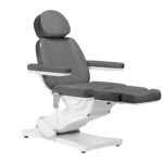 Poltrona Estetica Elettrica Sillon Classic 4 Motori Con Culla Grigia 2