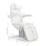 Poltrona Estetica Elettrica Sillon Eclipse 4 Attuatori Bianca 12