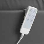 Poltrona Estetica Elettrica Sillon Lux 273B 3 Attuatori Grigia Con Base Grigia 13
