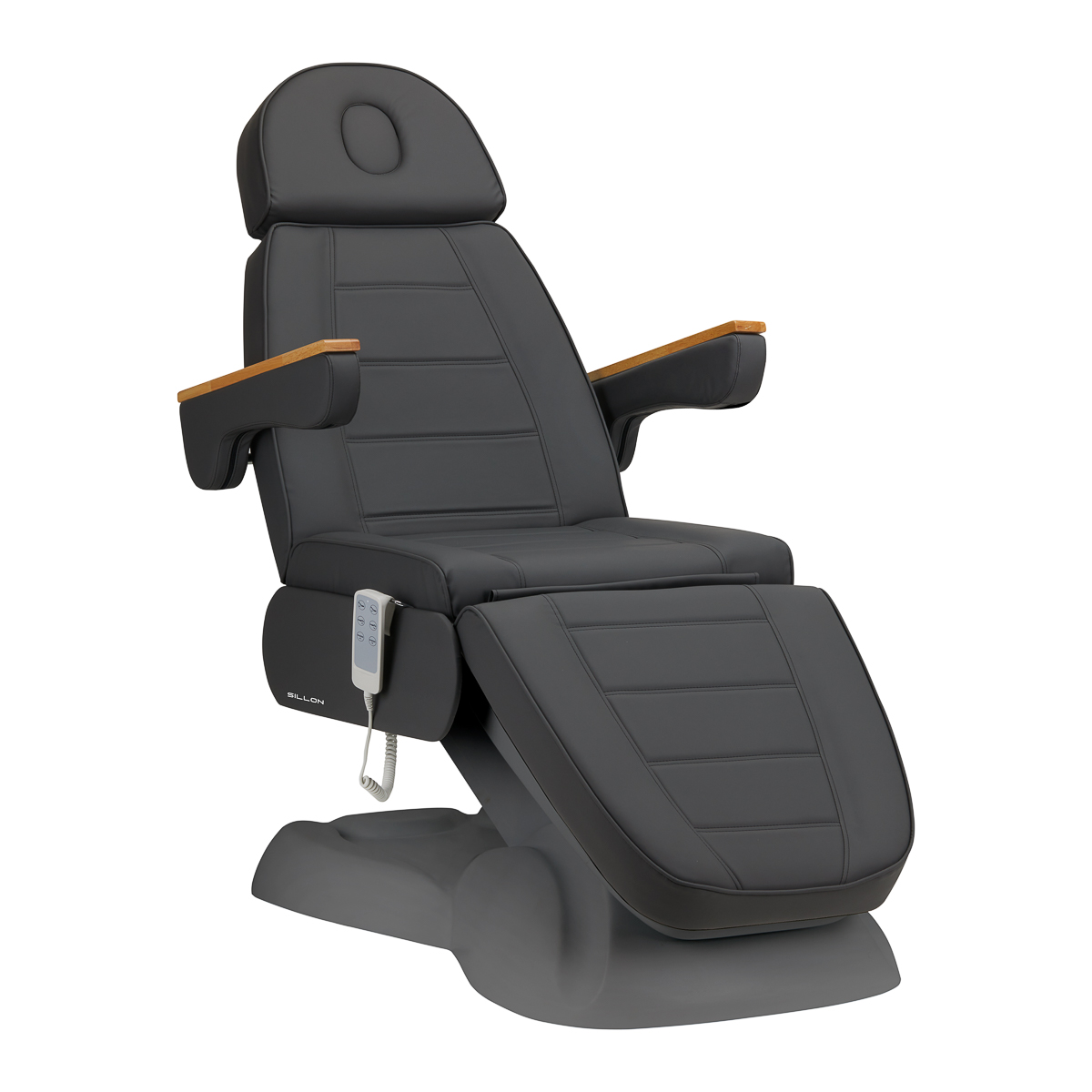 Poltrona Estetica Elettrica Sillon Lux 273B 3 Attuatori Grigia Con Base Grigia Poltrona Estetica Elettrica Sillon Lux 273B 3 Attuatori Grigia Con Base Grigia