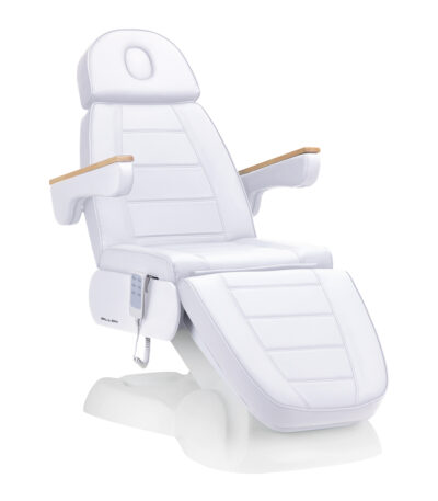 Poltrona Estetica Elettrica Sillon Lux 273B 3 Motori Bianco Freddo