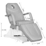 Poltrona Estetica Elettrica Soft 1 Motore. Grigia 6