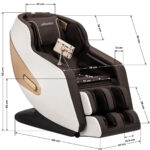 Poltrona Massaggiante Sakura Comfort Plus 806 Marrone 17